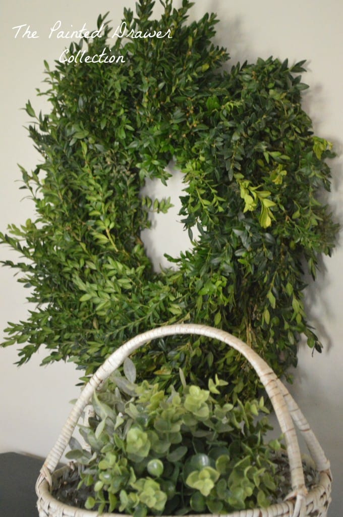 Boxwood Wreath www.thepainteddrawer.com