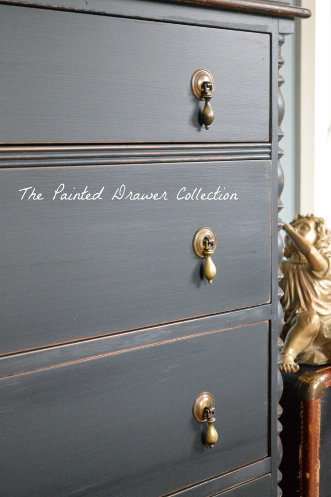 Vintage Chest in Black Reveal & General Finishes Chalk Style Paint Full  Review