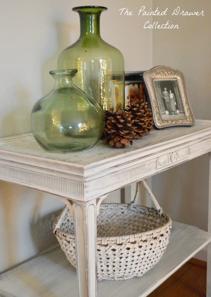 Vintage Green Glass Bottles