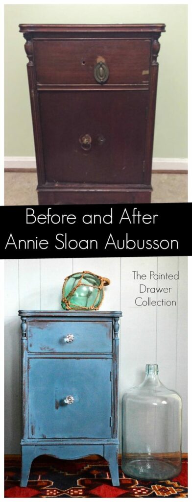 Before and After in Annie Sloan Aubusson