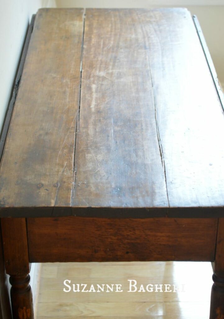 Antique Gateleg Table, vintage dropleaf table