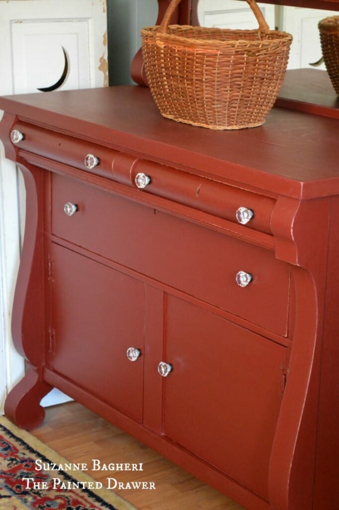 Vintage Empire Chest painted in chalk paint by Suzanne Bagheri