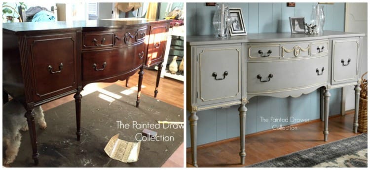 French Gray Sideboard