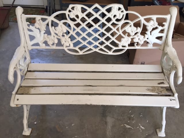 Cast Iron Garden Bench