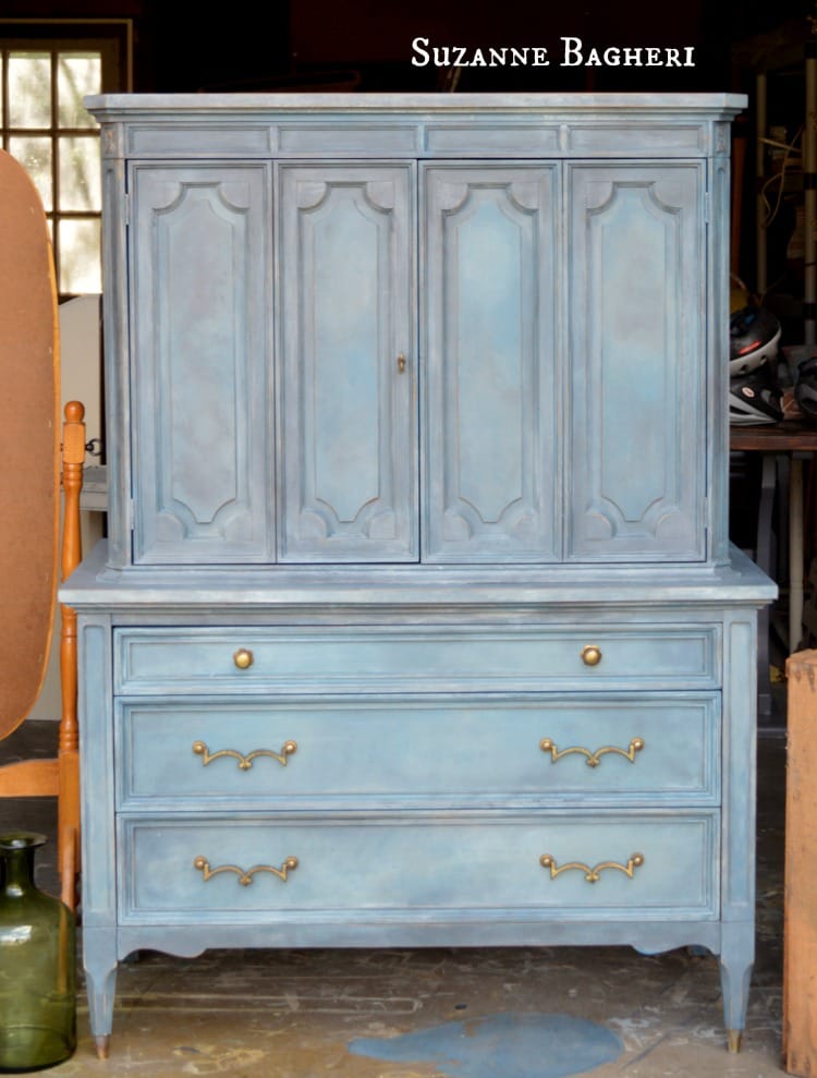 Painted Armoire in Annie Sloan Chalk Paint