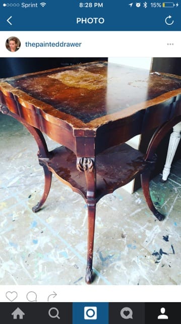 Vintage Table, thrift store find