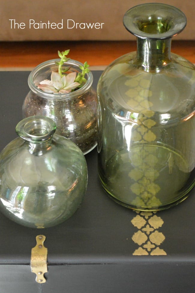 Cedar Chest Glass Bottles