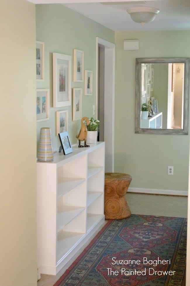 Hallway Thrift Store Bookcase Built-Ins 2