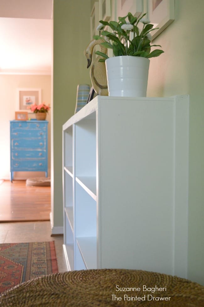 Hallway Thrift Store Bookcase Built-Ins for under $150