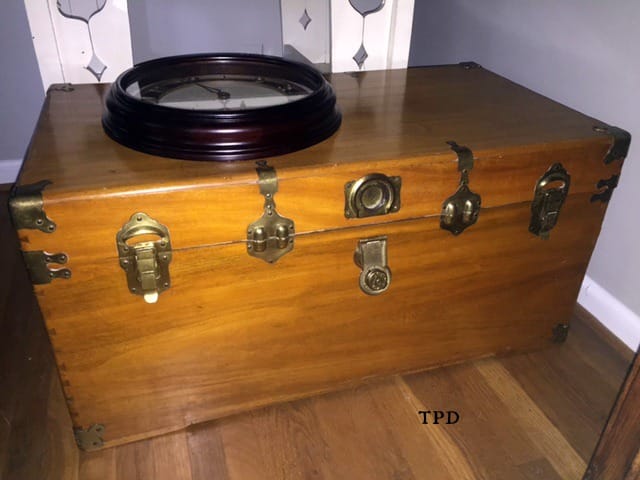 Mid Century Modern Cedar Chest Makeover - Interior Frugalista