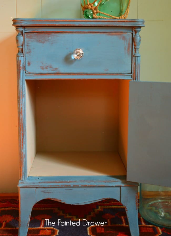 bedside table interior