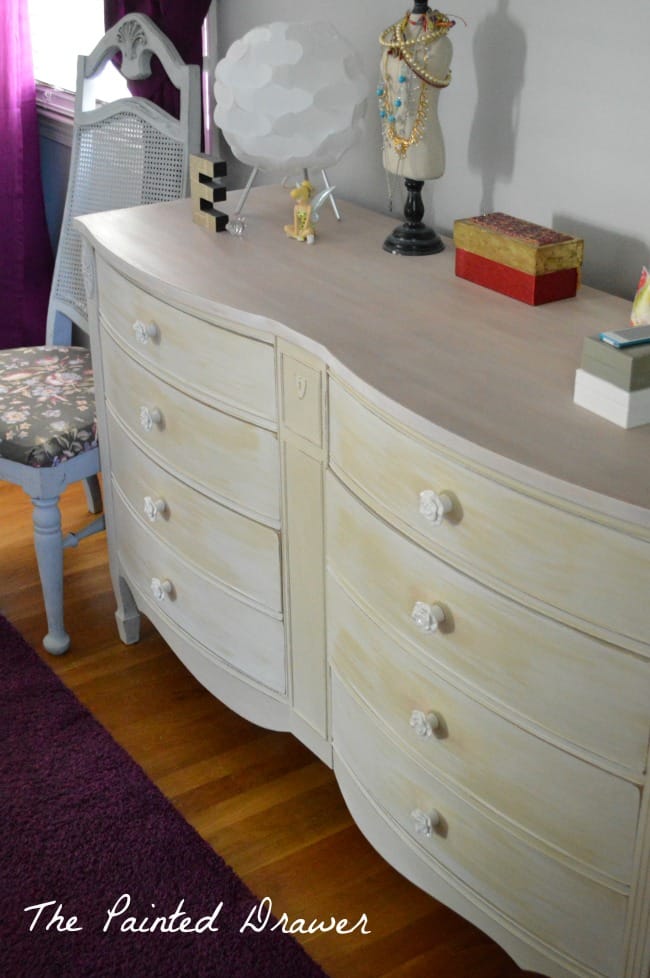 Ella's Room with Blush Dresser and Ikea Print