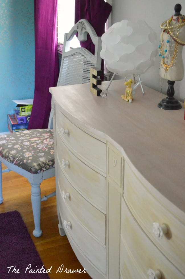 Ella's Room with Blush Dresser and Ikea Print