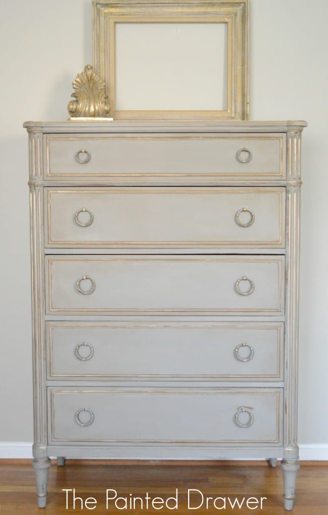 Annie Sloan French Linen and Gold Davis Chest