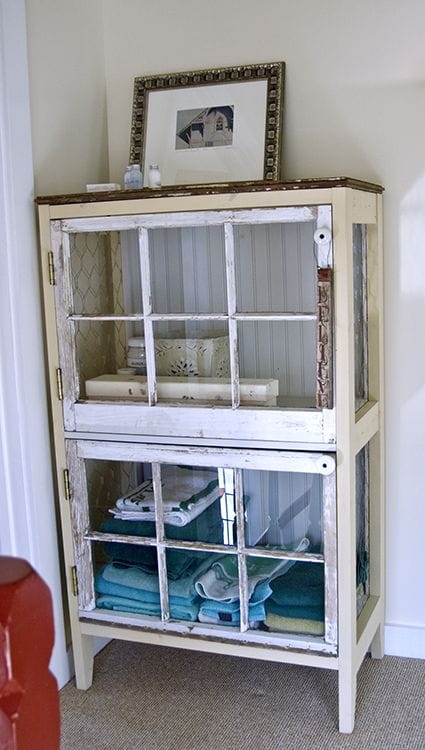 Old Window Cabinet