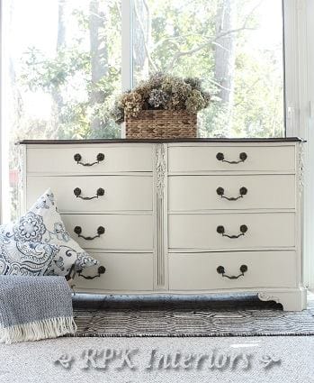 Creamy White Vintage Dresser by RPK Interiors