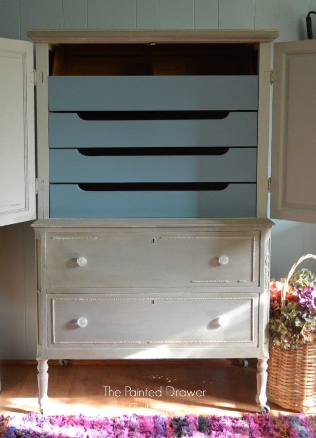 Lily's Armoire in French Linen