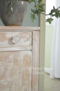 Whitewashed Farmhouse Cabinet