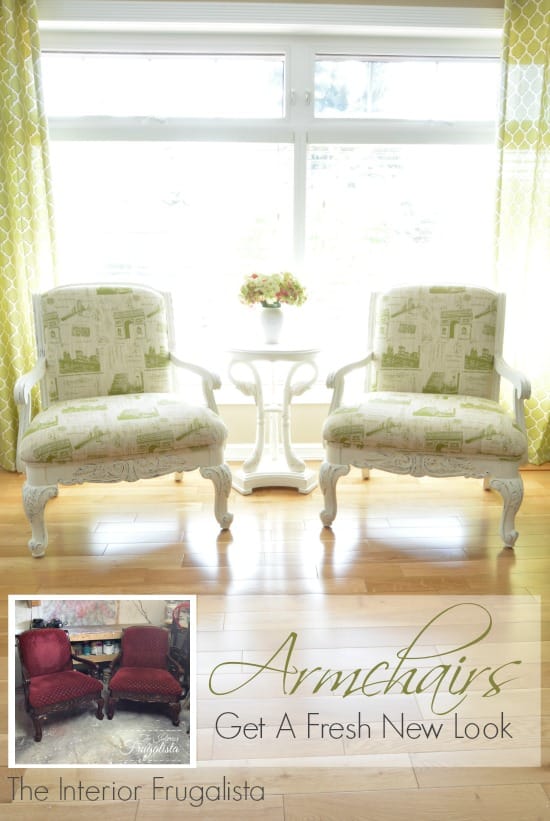 French Armchairs by The Interior Frugaista on Tell Us Tuesday