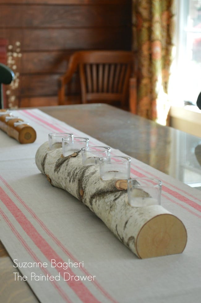 Dining Room with Planked Wall