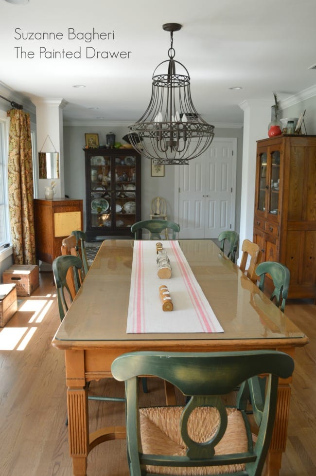 Dining Room with Planked Wall