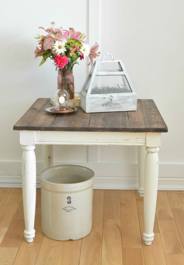 Farmhouse Side Table by The Interior Frugalista