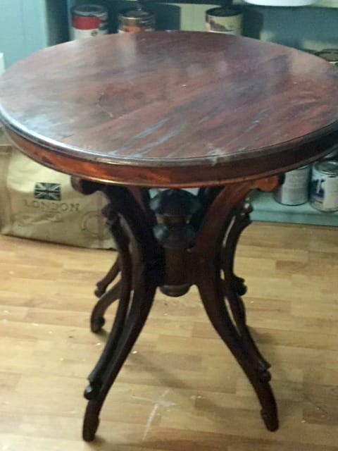 vintage table