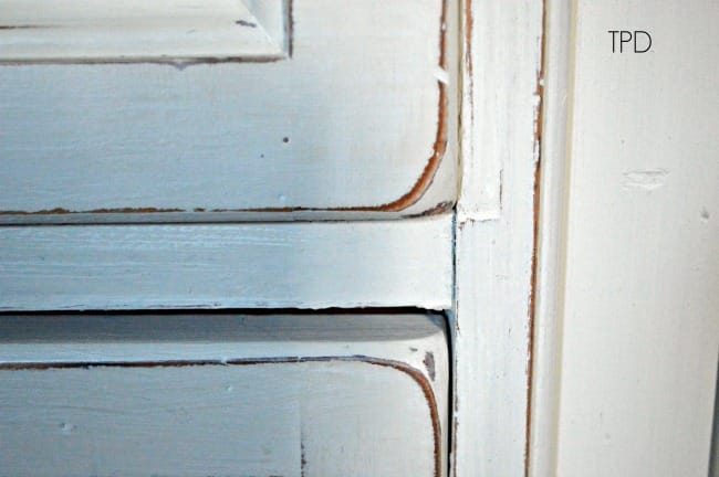 Old White and Old Ochre distressed chalk paint