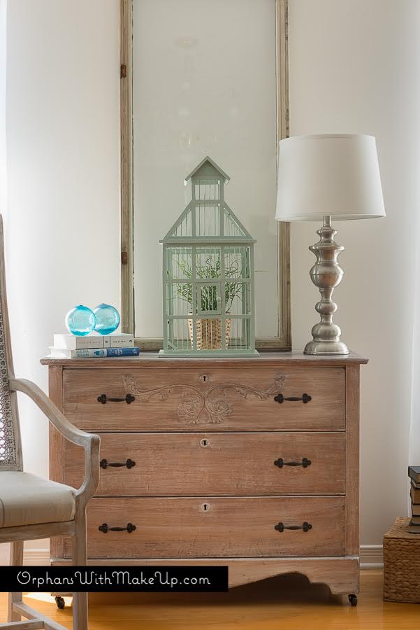 Whitewashed Dresser by Orphans with Makeup featured by Tell Us Tuesday