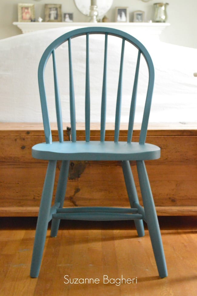 blue farmhouse chair