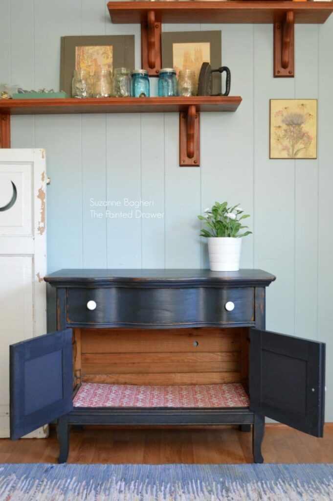 General Finishes Midnight Blue Cabinet