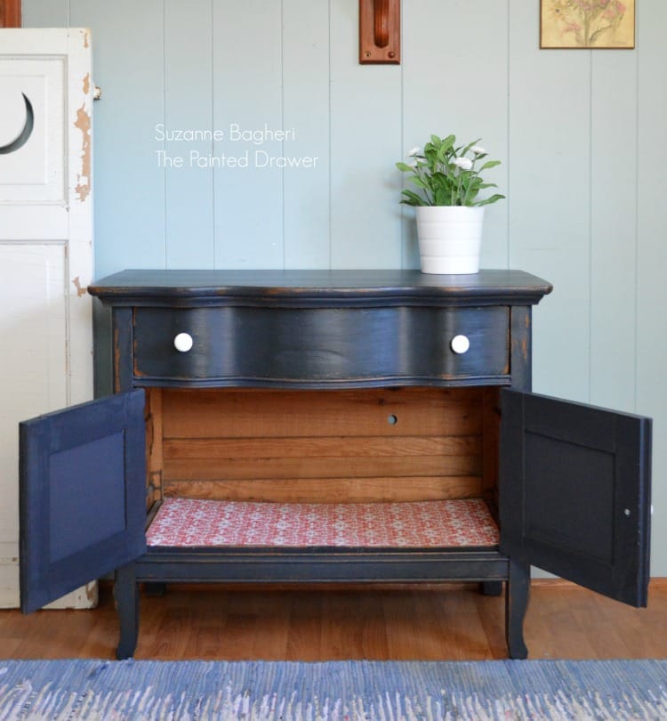 General Finishes Midnight Blue Cabinet