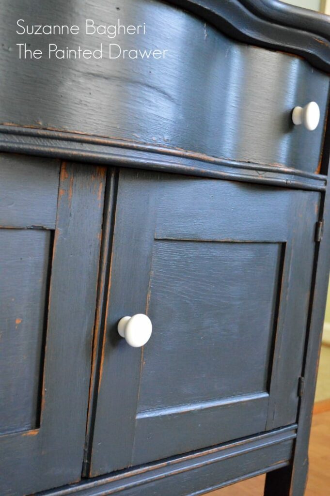 General Finishes Midnight Blue Cabinet