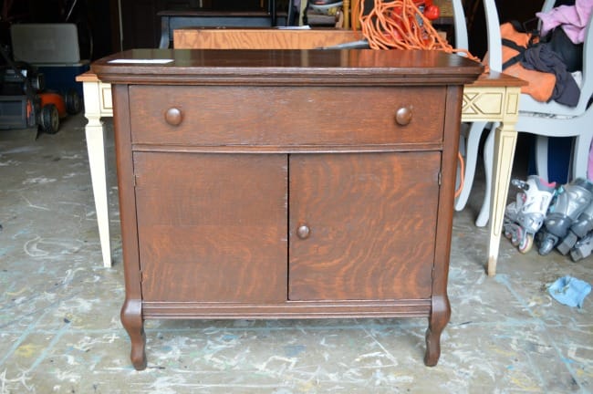 Pewter small cabinet