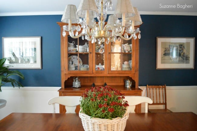 Dining Room in Sherwin Williams Rainstorm