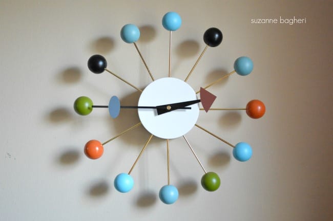 Mid-Century Modern Clock