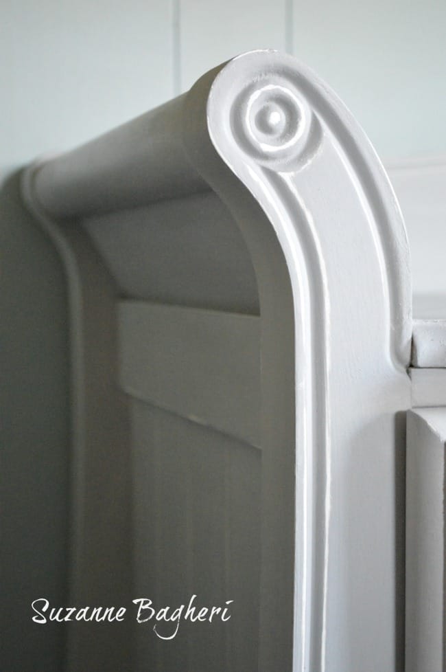 Changing Table in Annie Sloan Paris Grey