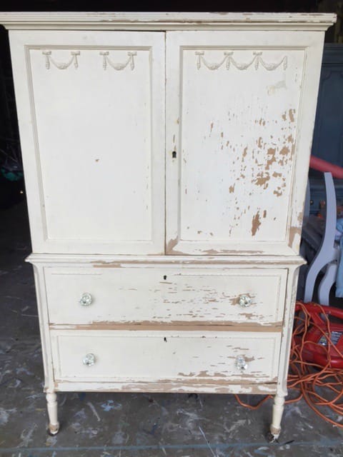 Lily's Armoire in French Linen