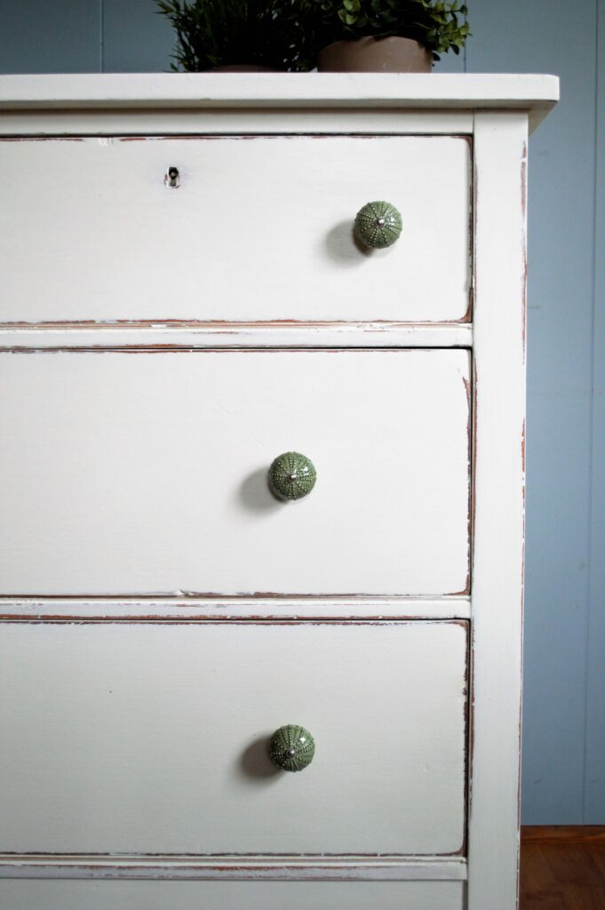 Simply White Farmhouse Dresser Before And After   Farmhouse Dresser Side 