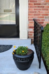 Painted Faux Stone Steps