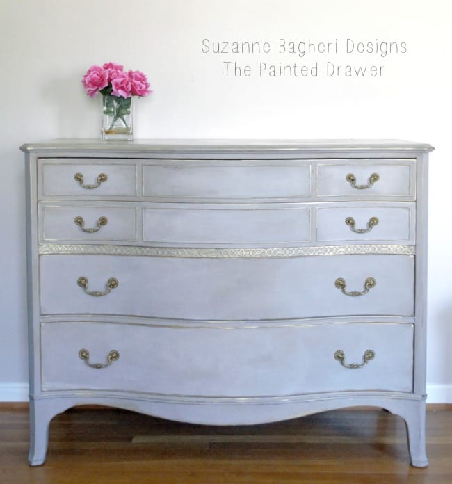 Vintage Bow Front Dresser in Annie Sloan Chalk Paint