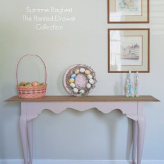 Console Table in Pink
