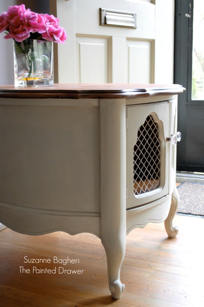 French Table in Annie Sloan Old Ochre