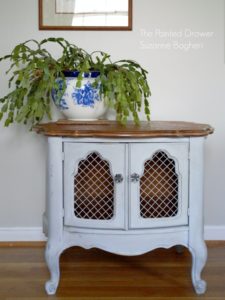 French End Table in Annie Sloan Paris Grey