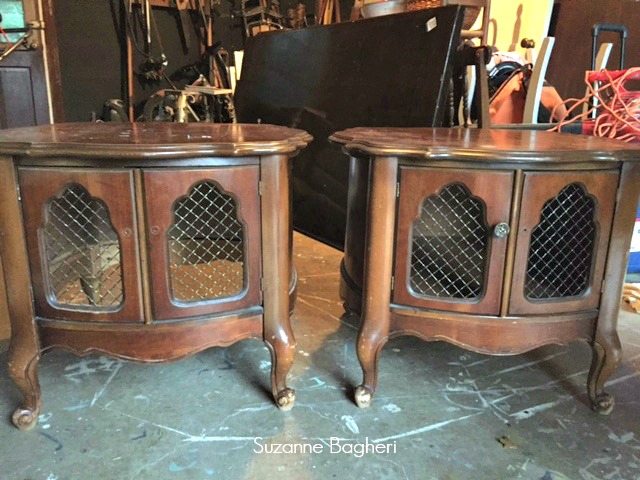 Antique french side deals table