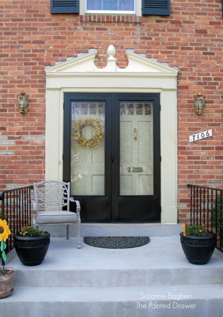 Faux Stone Front Steps