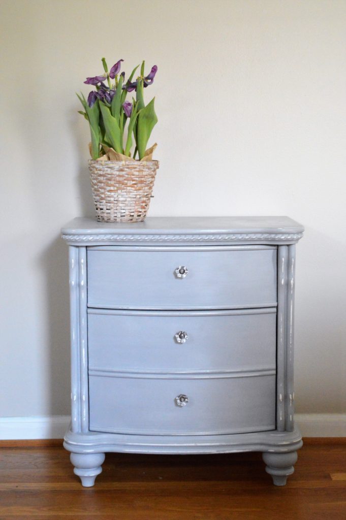 Annie Sloan Paris Grey Nightstand