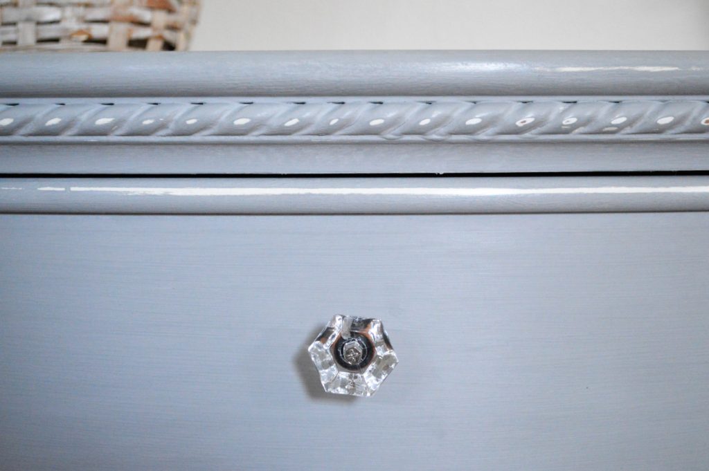 Annie Sloan Paris Grey Nightstand