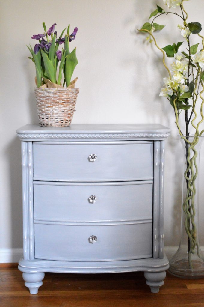 Annie Sloan Paris Grey Nightstand