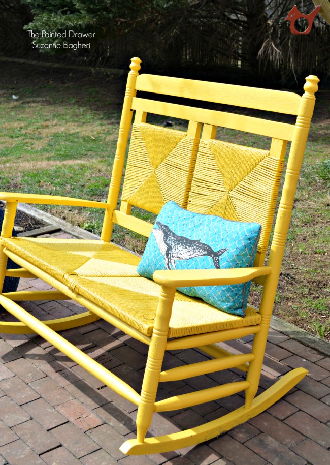 Victorian Yellow Bench